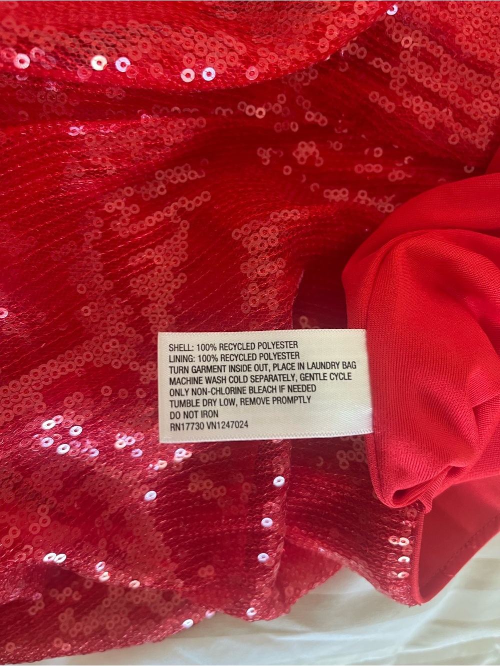 ✨ A New Day Red Sequin Skirt | Size XS | Midi to Maxi Length on Petite Frames - Picture 8 of 13